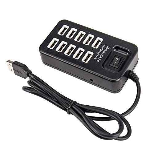 10-Port USB Power Hub – Charge 10 Devices Simultaneously alternate view