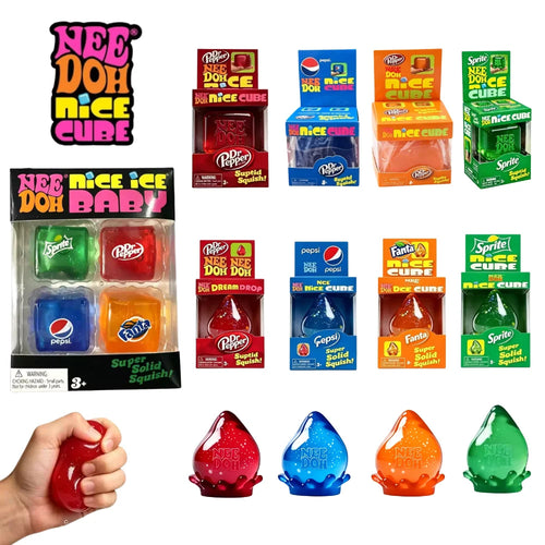 Nee Doh Nice Cube & Dream Drop Squishy Stress Toy | Soda Edition | ني دو لعبة ضغط alternate view