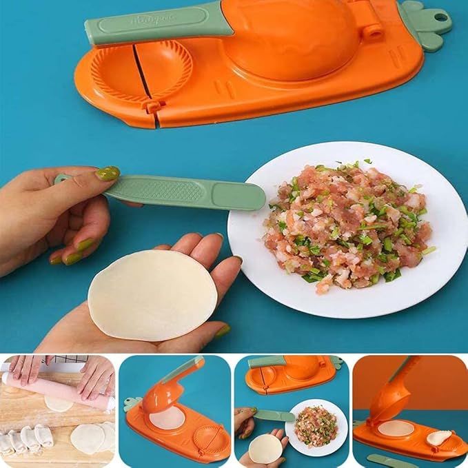 2-in-1 Dumpling Maker – Press & Fold, Perfect Dumplings Every Time