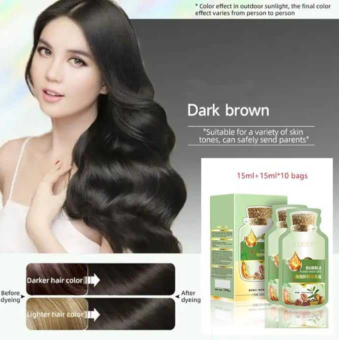 Bubble Plant Hair Dye – Natural Herbal Formula, Nourishing & Non-Irritating