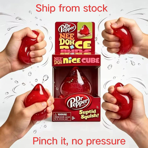 Nee Doh Nice Cube & Dream Drop Squishy Stress Toy | Soda Edition | ني دو لعبة ضغط
