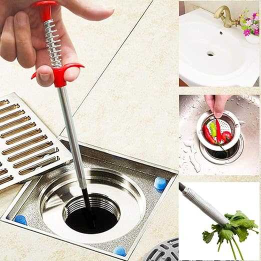 Drain Clog Remover Tool – Flexible Snake Hair & Debris Cleaner