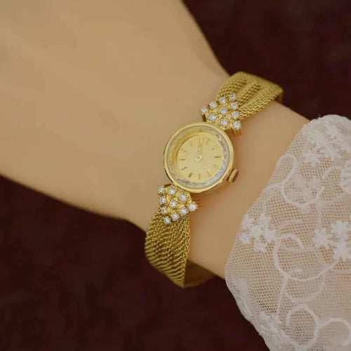 Jewelry Vintage Kaleidoscope Diamond Quartz Women's Watch