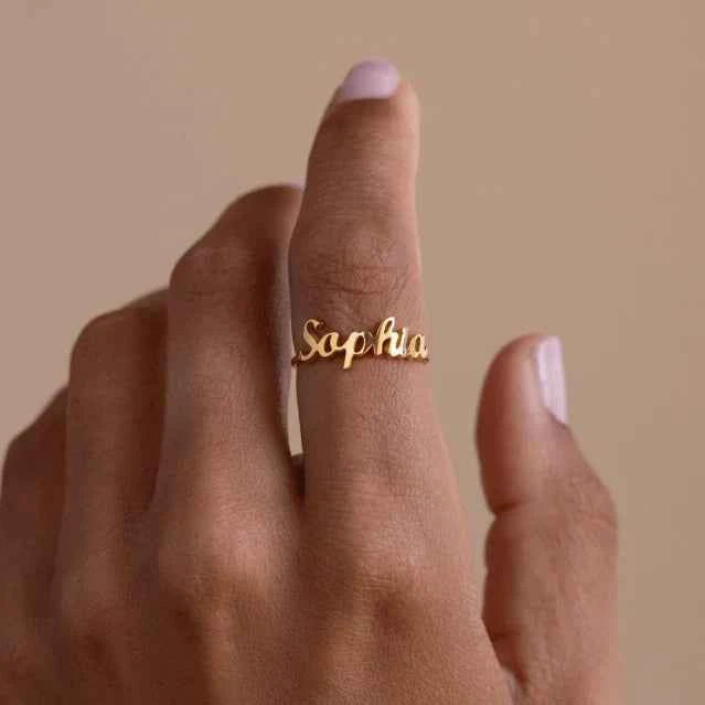 Custom Name Ring
