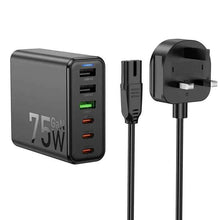 Hoco – GaN Six-Port Fast Charger 65W Desktop Charging Station