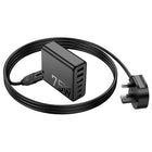 Hoco – GaN Six-Port Fast Charger 65W Desktop Charging Station 3
