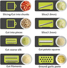 14 in 1 Multifunctional Vegetable Chopper, Mandoline Dicer, Slicer, With Container Box 3