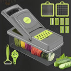 14 in 1 Multifunctional Vegetable Chopper, Mandoline Dicer, Slicer, With Container Box 4