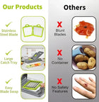 14 in 1 Multifunctional Vegetable Chopper, Mandoline Dicer, Slicer, With Container Box 5