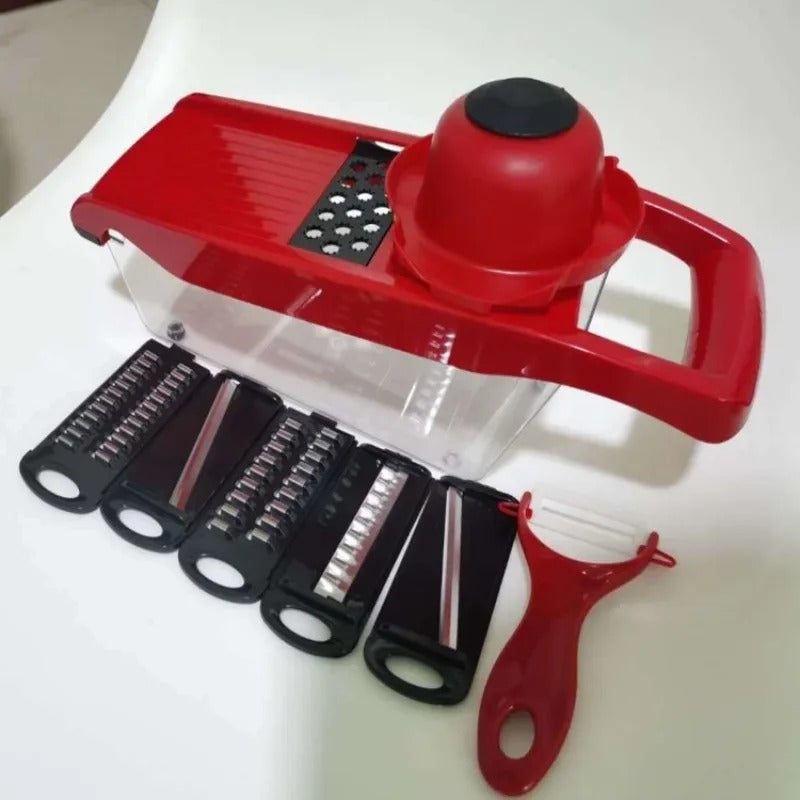 Mandoline Vegetable Slicer & Cutter with 5 Blades + Safety Guard