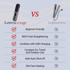 2-in-1 Cordless Hair Straightener Brush | فرشاة فرد الشعر اللاسلكية 2 في 1 4