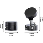 Foldable Vacuum Magnetic Car Phone Holder – 360° Rotatable Dashboard Mount 4