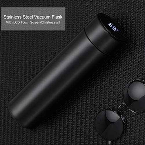 Vacuum Flask LED Temperature Display Water Bottle 500ml – Smart Thermos