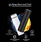 Vacuum Flask LED Temperature Display Water Bottle 500ml – Smart Thermos 5