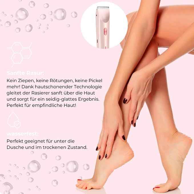 Silky Splash Vamaro Electric Shaver – Waterproof Rechargeable Lady Shaver
