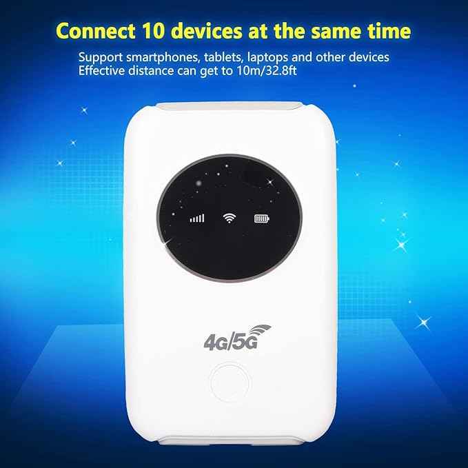 Unlocked 5G WiFi Mobile Hotspot Modem – Portable Internet for Travel & Home