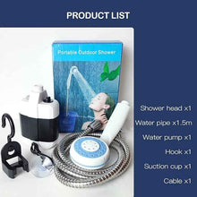Portable Camping Shower – Rechargeable Electric Pump Outdoor Shower