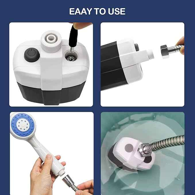 Portable Camping Shower – Rechargeable Electric Pump Outdoor Shower