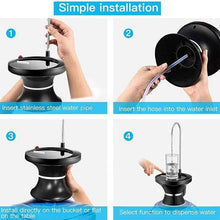 Automatic Electric Drinking Water Bottle Pump – USB Rechargeable Dispenser