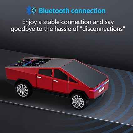 Pickup Truck Bluetooth Speaker with LED Lights & FM Radio