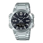CASIO ANALOGUE DIGITAL MENS STAINLESS STEEL 4