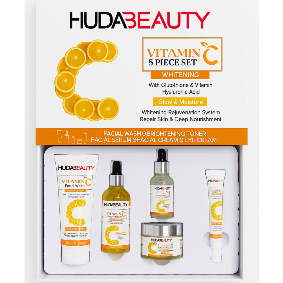 Illuminate Your Skin with Huda Beauty Vitamin C Skincare Set