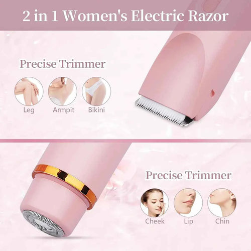 2 in 1 Dual Head Shaver Women