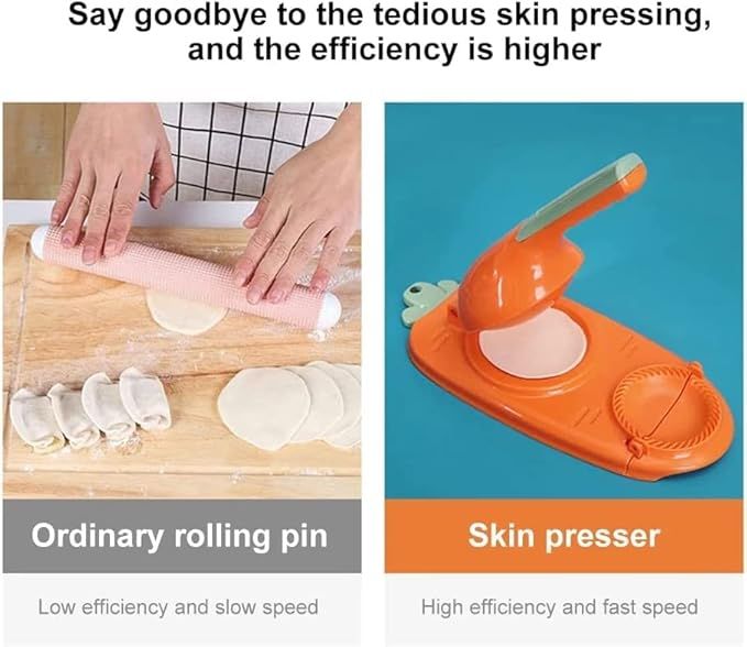 2-in-1 Dumpling Maker – Press & Fold, Perfect Dumplings Every Time