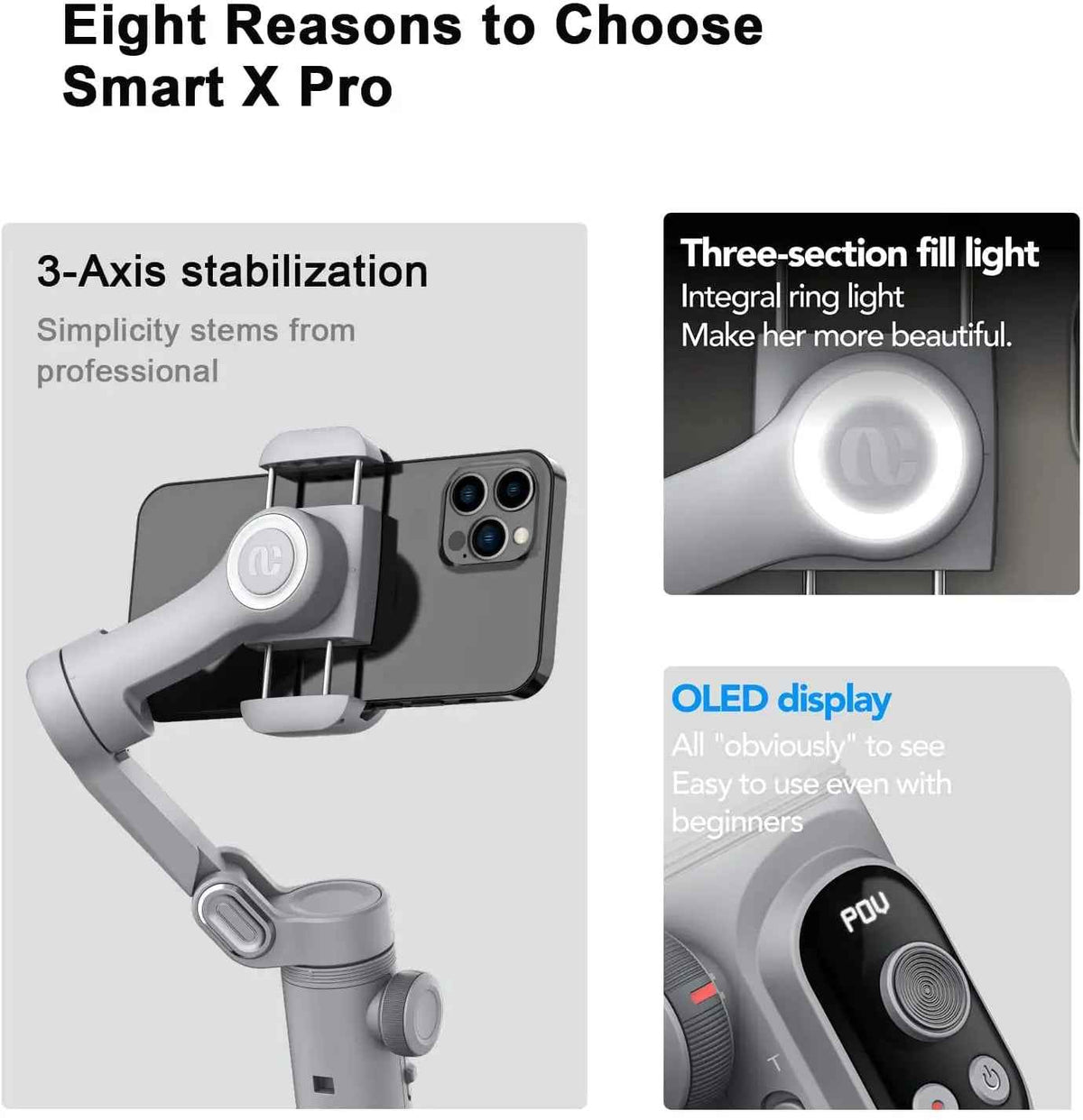 X 3-Axis Smartphone Gimbal