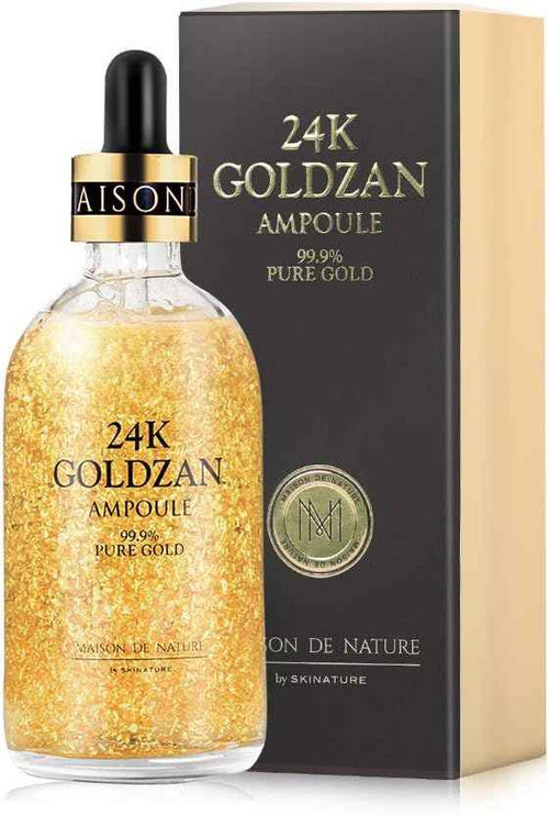 24K Goldzan Ampoule – 99.9% Pure Gold Brightening Serum (20ml & 100ml)