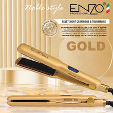 ENZO Gold Hair Straightener for Everyday Hair Styling