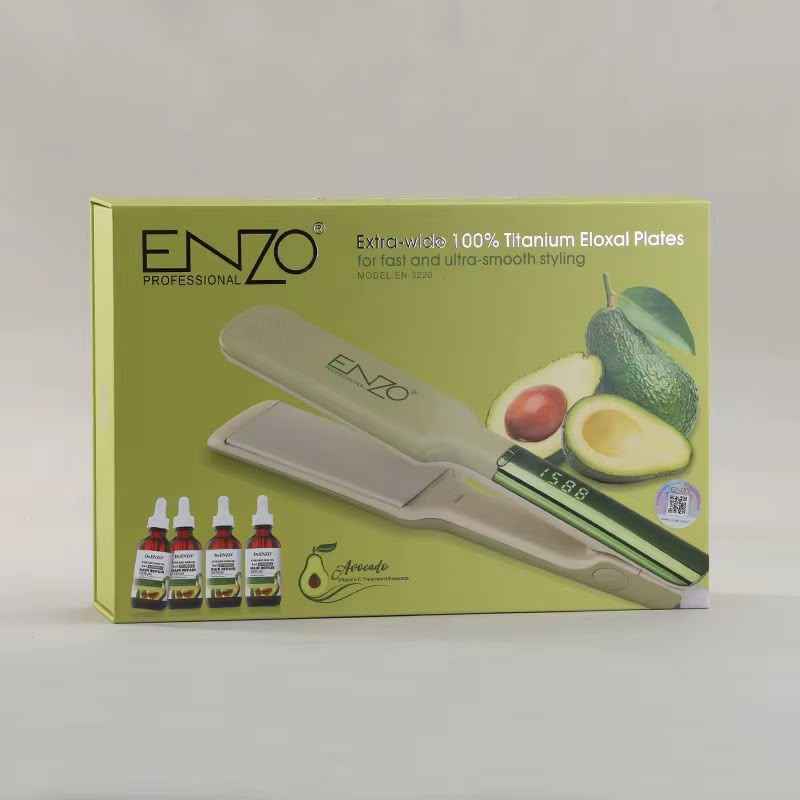 ENZO Ceramic Hair Straightener for Everyday Styling