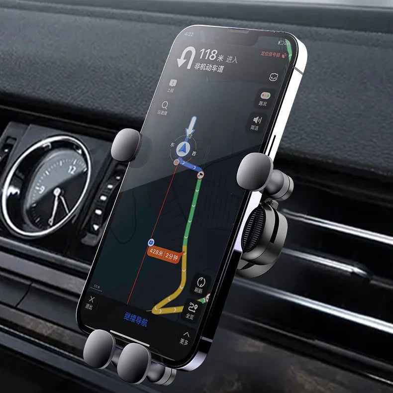 Nitu Gravity Car Phone Holder – 360° Rotating Air-Vent Mount