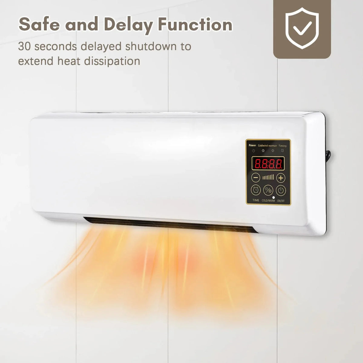 Low Noise Dual Purpose Climate Unit Enhances comfort for Home Workspace Pantry and Small Enclosed Areas