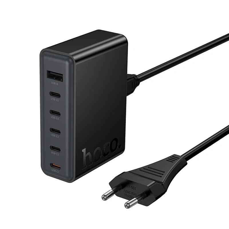 Hoco – 6-in-1 Fast Charger Hub USB-C Multi-Port