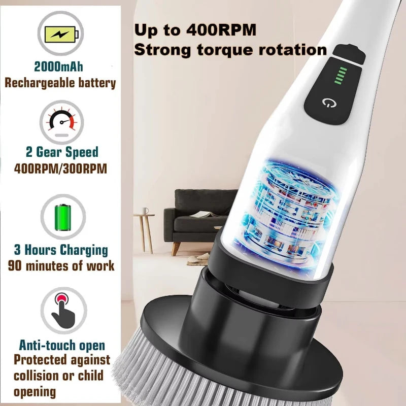 9 in 1 Electric Cleaning Brush