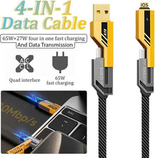 4-in-1 USB Charging Cable for Multiple Devices