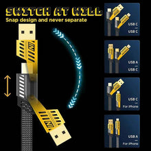 4-in-1 USB Charging Cable for Multiple Devices