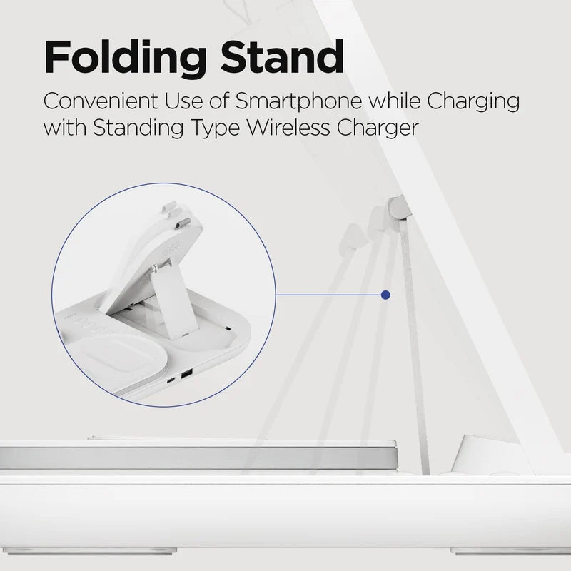4-in-1 Wireless Charging Dock for Phone, Watch & Earbuds