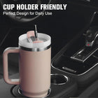40oz Insulated Tumbler with Handle – Double Wall Stainless Steel Travel Cup 2