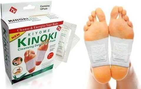 Kinoki Detox Foot Patches – Pack of 2, Ginger & Bamboo Vinegar Cleansing