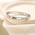 Gold Sliding Diamond Bangle Bracelet 1