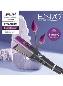 ENZO Nano Ceramic Hair Straightener for Smooth Styling