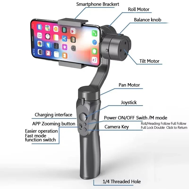 3-Axis Gimbal Stabilizer (F6)