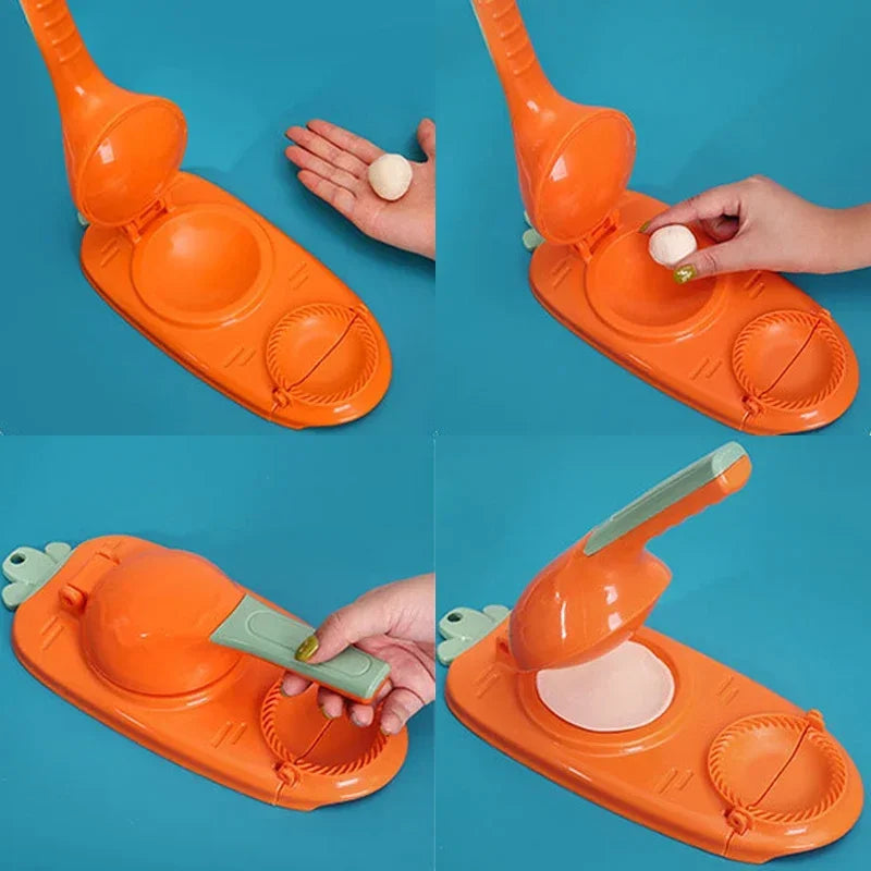 2-in-1 Dumpling Maker – Press & Fold, Perfect Dumplings Every Time