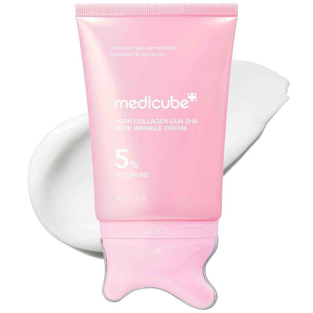 Medicube Neck Wrinkle Cream with Gua Sha Applicator