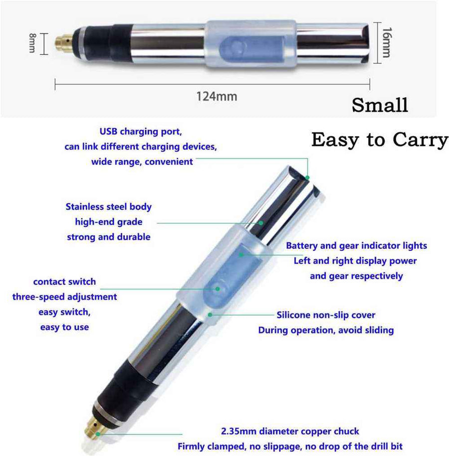 USB Rechargeable Electric Engraving Pen