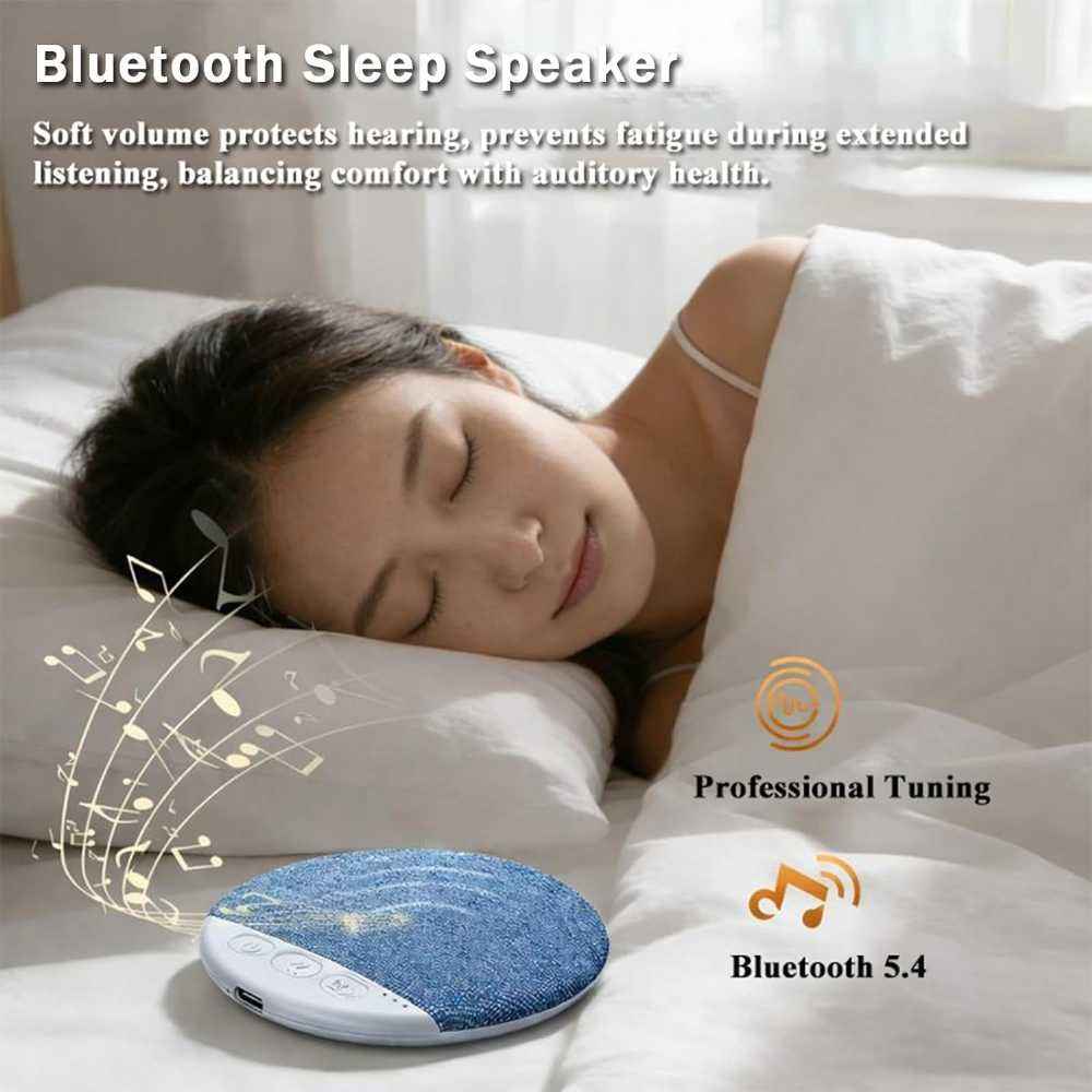 Bluetooth Pillow Speaker for Sleeping – Wireless, Ultra-Thin Design