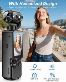 Portable Vlogging Camera & Mini Camcorder