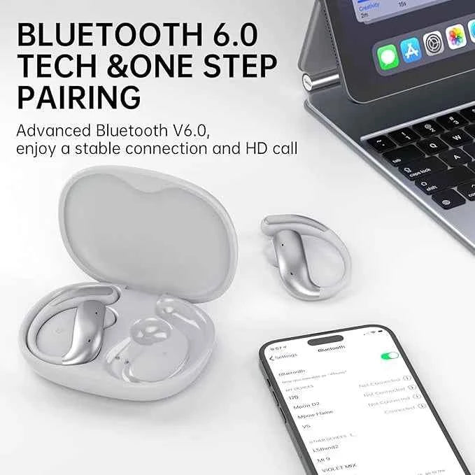 Galaxy Open Earbuds – Bluetooth 6.0 One-Step Pairing